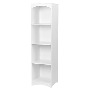 Bentley Kid's Tall Bookcase - White by -