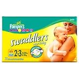 Pampers Swaddlers New Baby Jumbo Pack Diapers Size 2 - 3, 14 - 22 lbs - 33 Pads / Pack, 4 Packs
