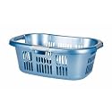 Rubbermaid 299787AQUAAQM Hip Hugger Laundry Basket - Aqua - Pack Of 6