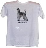 AFGHAN DOG - Zoo-series - White T-shirt