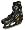 American Athletic Boys Adjustable Hardshell Skates, Lg
