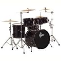 Gretsch Drums GRETACE825PT6LB Catalina Ash 6-Piece w/ 22" Bass and FREE 7x8" Tom (Liquid Black)