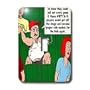 Rich Diesslins Funny Society Cartoons - Obnoxious Fan Berating Baseball Players - Light Switch Covers - single toggle switch