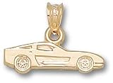 Chevy Corvette C-6 Silhouette 10K Charm/Pendant