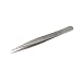 Aven Straight Thick Flat Strong Pattern OO Precision Tweezer, Stainless Steel, 4-3/4" Length