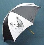 American Eskimo Umbrella by Porcelain by Rosalinde (60' Arc)