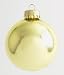 Pack of 20 Shiny Yellow Glass Ball Christmas Ornaments 1.25"