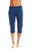 Moving Comfort Womens Fearless Capris, Night Sky, Large