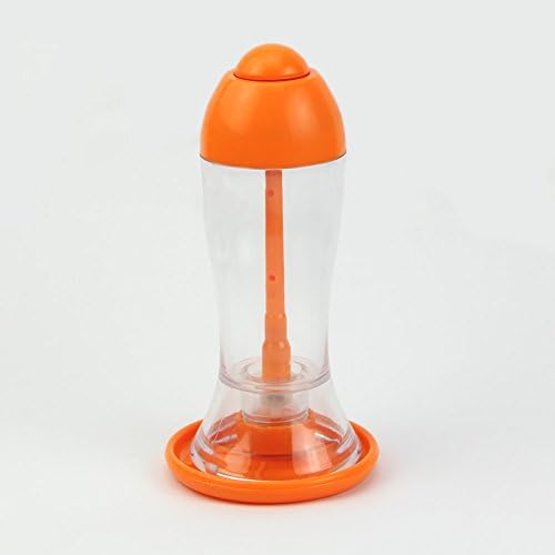 Juanshop Plastic Leakproof Spray Fine Bottle Oil Sauce Vinegar Sprayer Pot Kitchen Tool For Cooking BBQ (Orange)