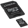 Kingston 1GB MicroSD Memory Card (SDC/1GBKR, Retail Package)