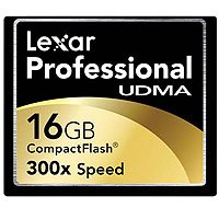 Lexar Professional Series 16 GB 300x UDMA CompactFlash Memory Card CF16GB-300-381