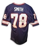 Bruce Smith Signed Buffalo Bills Throwback Blue Jersey