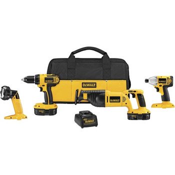 DEWALT DCK425C 18V Compact Cordless 4-Tool Combo Kit