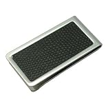 CHROME PLATED PVC BLACK SNAKE SKIN MONEY CLIP MC-236 by Corporate Gifts