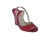 CHRISTIAN LOUBOUTIN Maezep Ankle Strap Wedges in Bubblegum