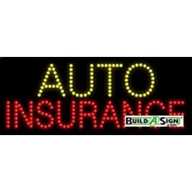 Auto Insurance Regular LED Sign Auto Insurance Regular LED Sign