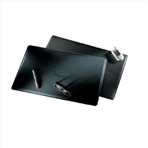 Executive Desk Pad in Black Leather: Florentine Napa