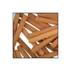 WidgetCo 5/16" x 2-1/4" Wood Dowel Pins, Multi-Groove (1 EACH)