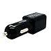 Car Charger,KingAcc(TM) 1-Pack 12W 2.4A Dual Port USB Car Charger Cigarette Charger Designed for Iphone 6 6 Plus 5s 5c 5 4S;Ipad Air, Mini Ipods,and Galaxy Edge S5 S4; Note 4 3 2 the New HTC Ones (M8) and Other Apple and Android Phone and Tablet Devices-1 Year Warranty