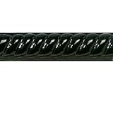 Florida Tile Artsy Rope Decoratives Black Ceramic Tile & Stone