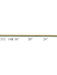 Gold Med. Box Chain (20")