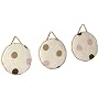 JoJo Designs Wall Hanging - Pink and Brown Modern Polka Dots