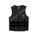 SPYDEGUY(XpC_[KC) COAST GUARD VEST BLACK~DARK GREY S SLV-27123