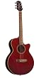 Takamine G Series G260C-WR FXC Acoustic Guitar, Wine Red