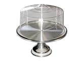 Stainless Steel Cake Stand with Acrylic Cover