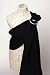 MAYA WRAP Lightly Padded Baby Ring Sling Carrier MEDIUM - BLACK