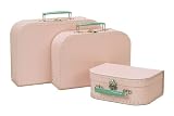 Resource International 8943400 Cargo Mini Suitcases 3 Piece Set- Orchid Pink