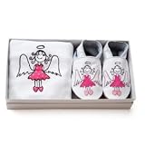 Babygro & Shoes - Angel Gift Set (0-6 months)