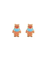 14k Gold Baby Earrings with CZ