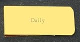 Money clip with engraved name: Daily
