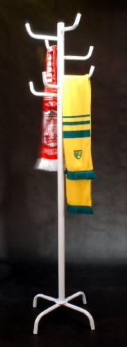 Coat / Suit Hnager, VECELO 8 Hook Metal Coat Clothes Holder Hanger Hooks Rack Tree ,White