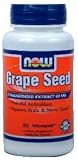 Now Foods Grape Seed Antioxidant, 90 Vcaps / 60mg (Pack of 2)