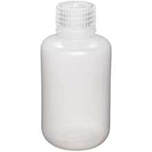 Nalgene Polyethylene (HDPE) Sample Low-Particulate Narrow-Mouth Bottle