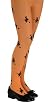Girls Orange Glitter Witch Tights