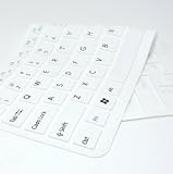 Cosmos White Keyboard cover skin compataible with Sony VAIO CA-series VGP-KBV6/B + Cosmos cable tie