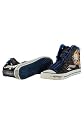 Ed Hardy Skull Bone Highrise Patent Leather Shoes in Navy