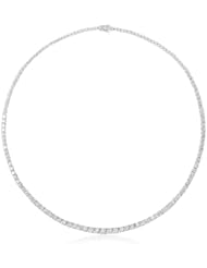 Diamond 18k White Gold Tennis Necklace