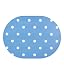 Blue Polka Dot Plastic Placemat by AdV