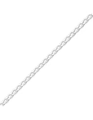 Sterling Silver 3.2mm Open Link Chain - 16 Inch