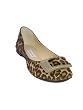 L'AUTRE CHOSE Leopard Pony Ballet Flat L7106CAV
