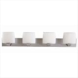Access Lighting 20644-SAT/OPL Sophia Four Light Bath Vanity in Satin