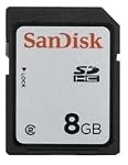 SanDisk 8 GB Class 2 SDHC Flash Memory Card SDSDB-8192 (Bulk Packaging)