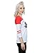 Suicide Squad Women's Harley Quinn Daddy's Lil Monster 3/4 Sleeve Baseball Shirt