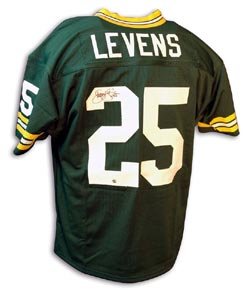 Dorsey Levens Signed Green Bay Packers Throwback Green Jersey
