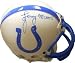 Lenny Moore signed Baltimore Colts Replica Mini Helmet light sig