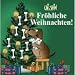 Fröhliche Weihnachten - Hund